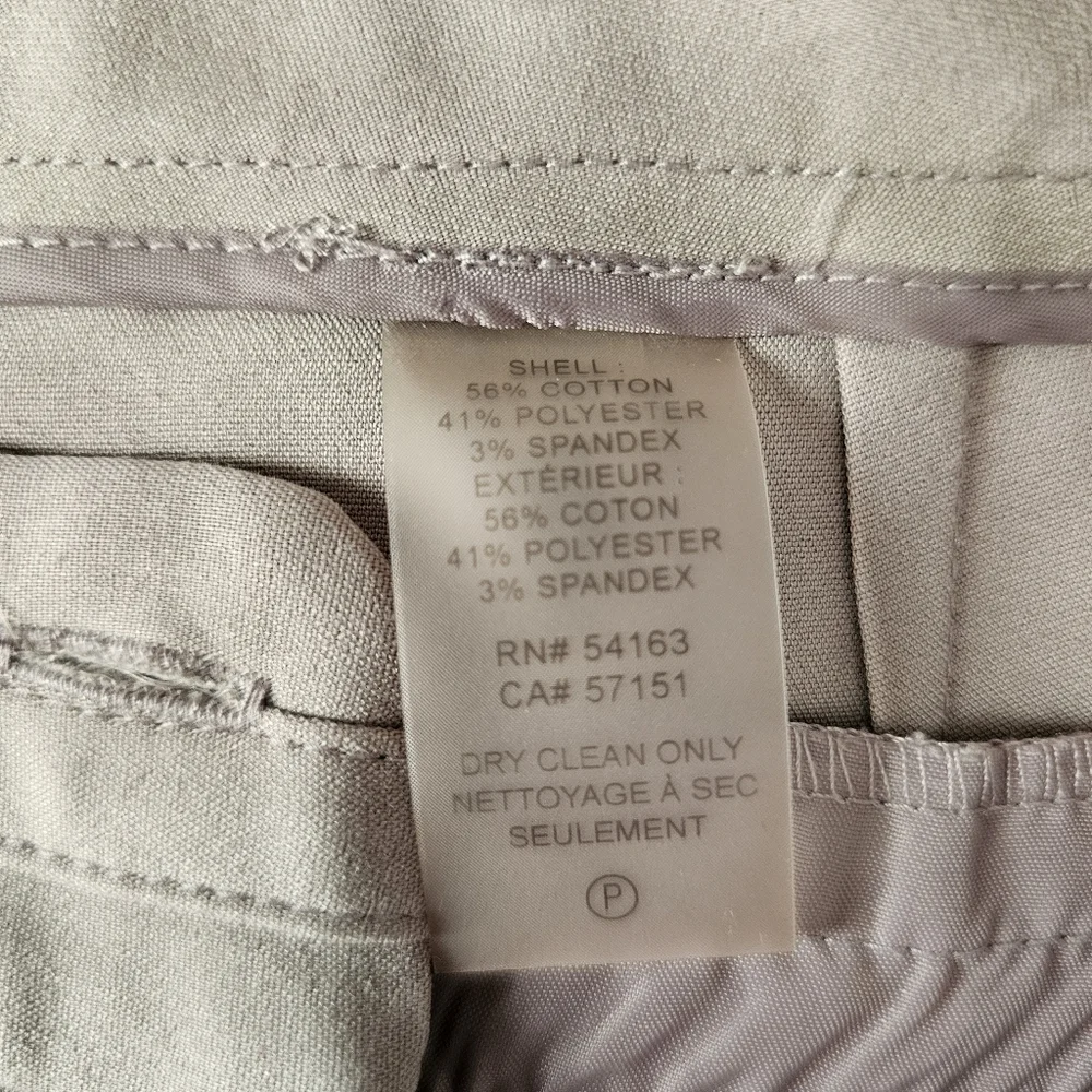 Ivanka Trump Gray Slim Ankle Pants - Size 2 - Picture 13 of 13